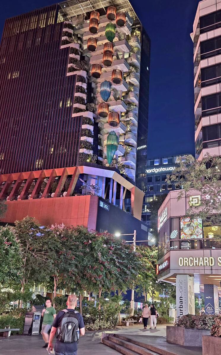 Kolorowa architektura Singapuru